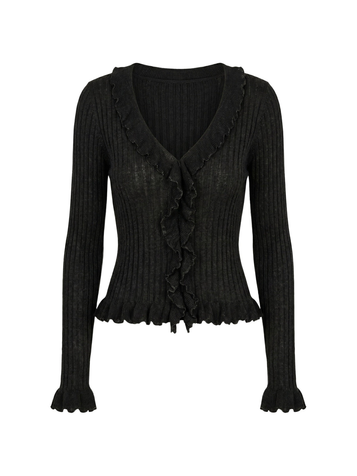 Blusa in Poliestere Nero