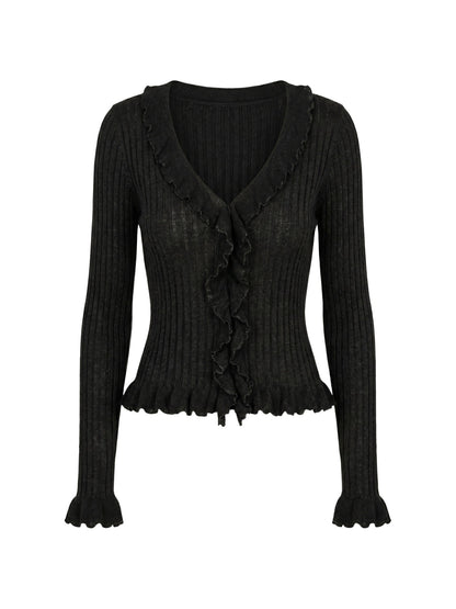 Blusa in Poliestere Nero