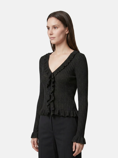 Blusa in Poliestere Nero