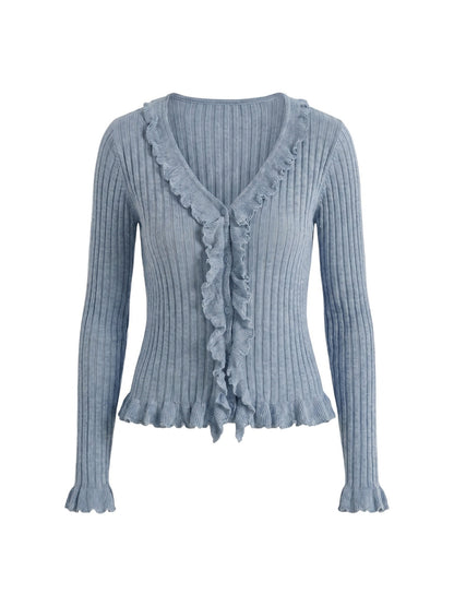 Blusa in Poliestere Blu