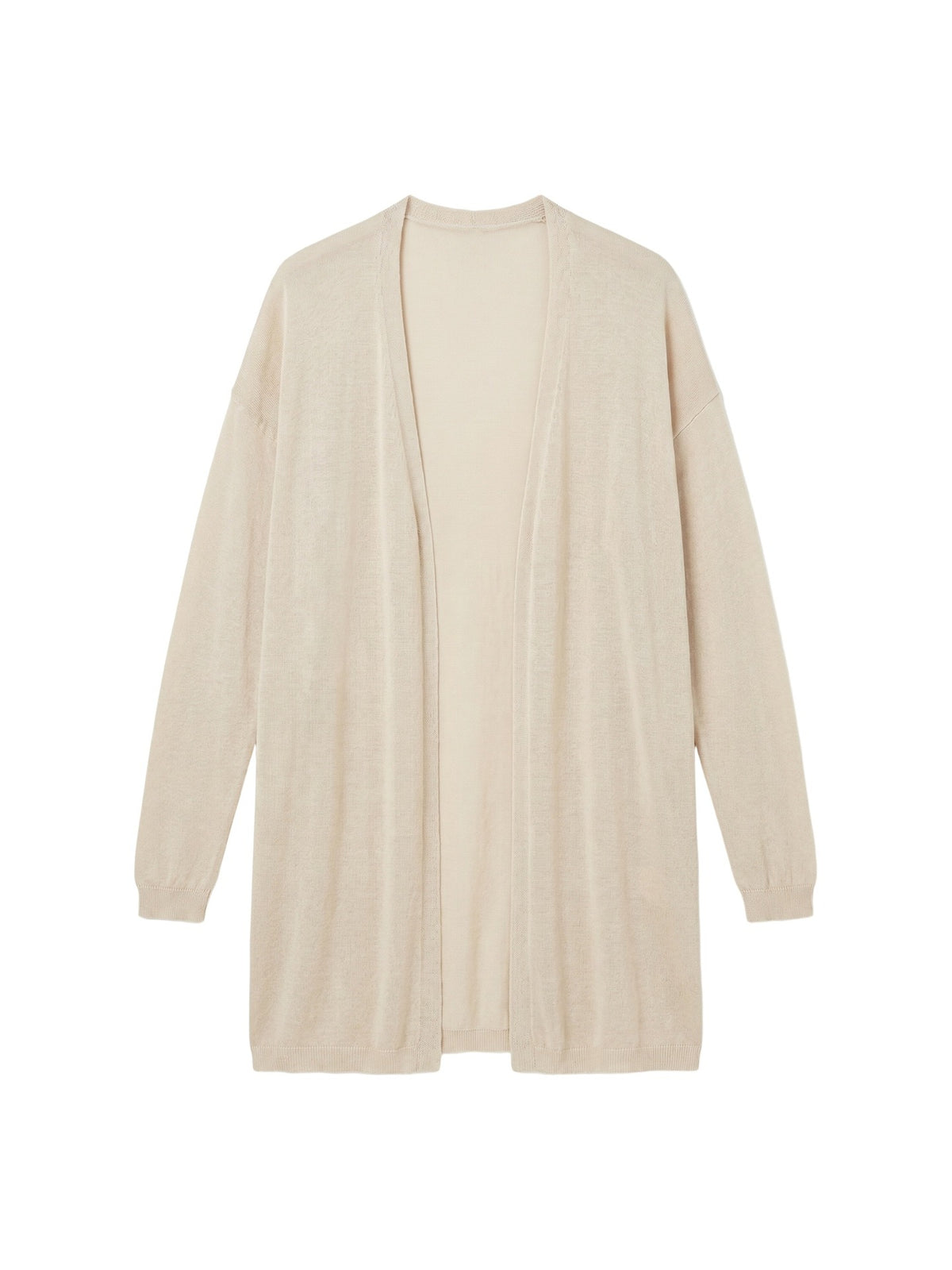 Cardigan in Viscosa Beige
