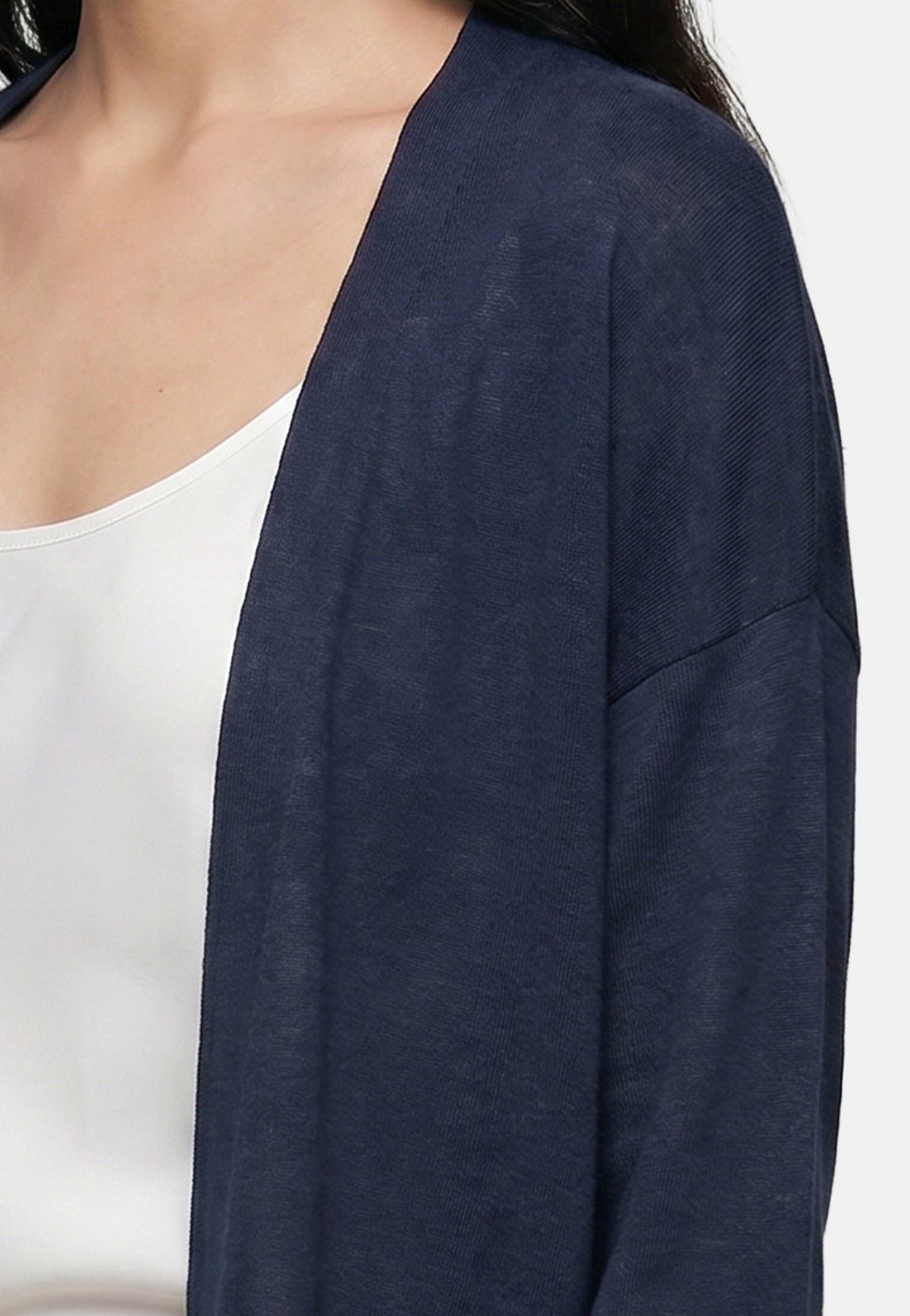 Cardigan in Viscosa Nero