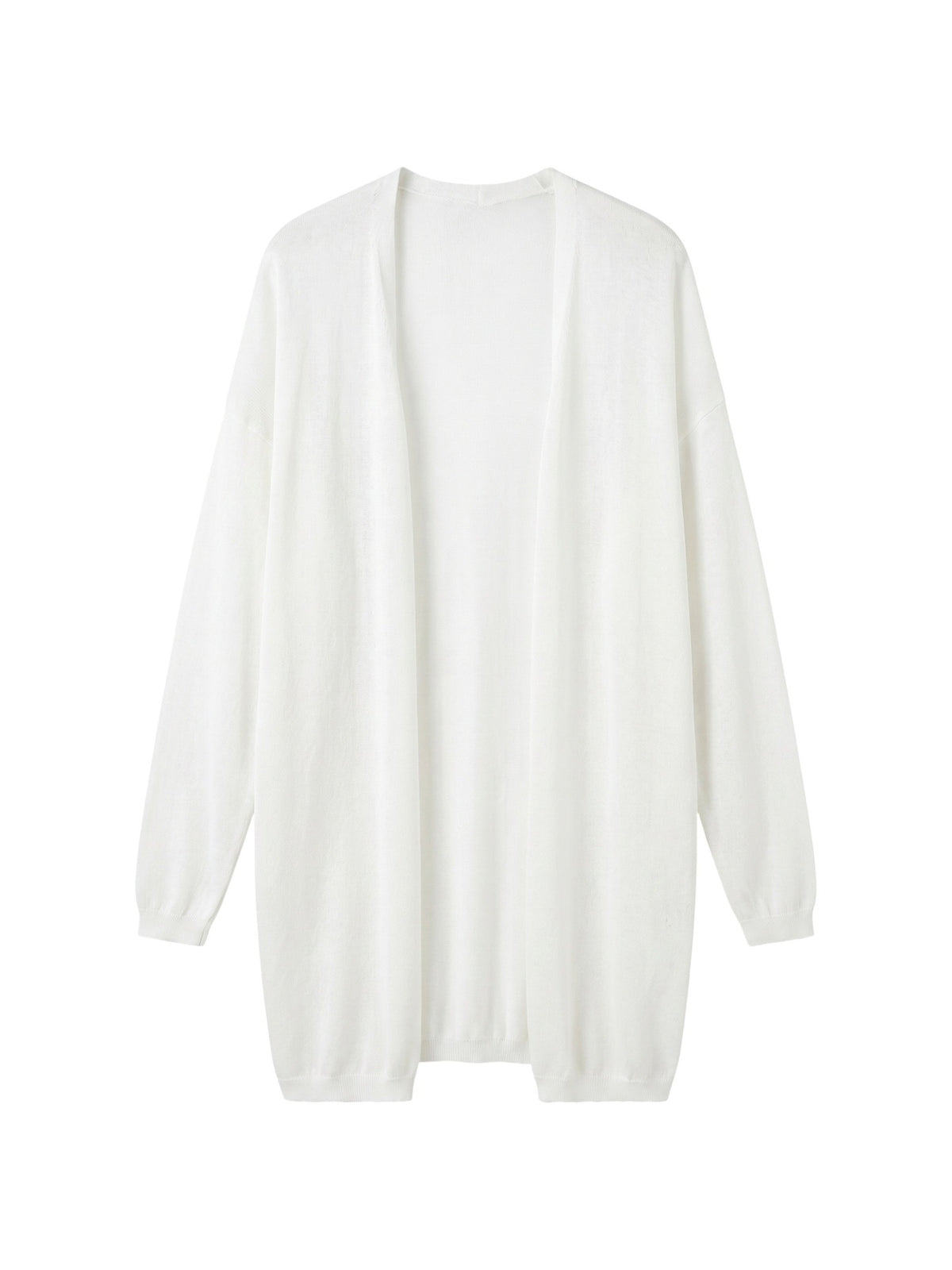 Cardigan in Viscosa Bianco