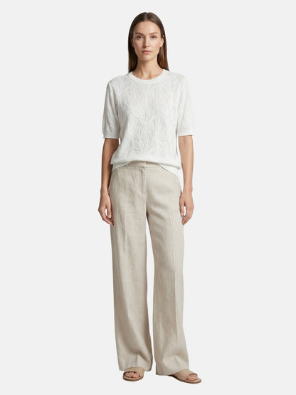 T-shirt in Viscosa Bianco