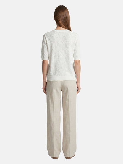 T-shirt in Viscosa Bianco