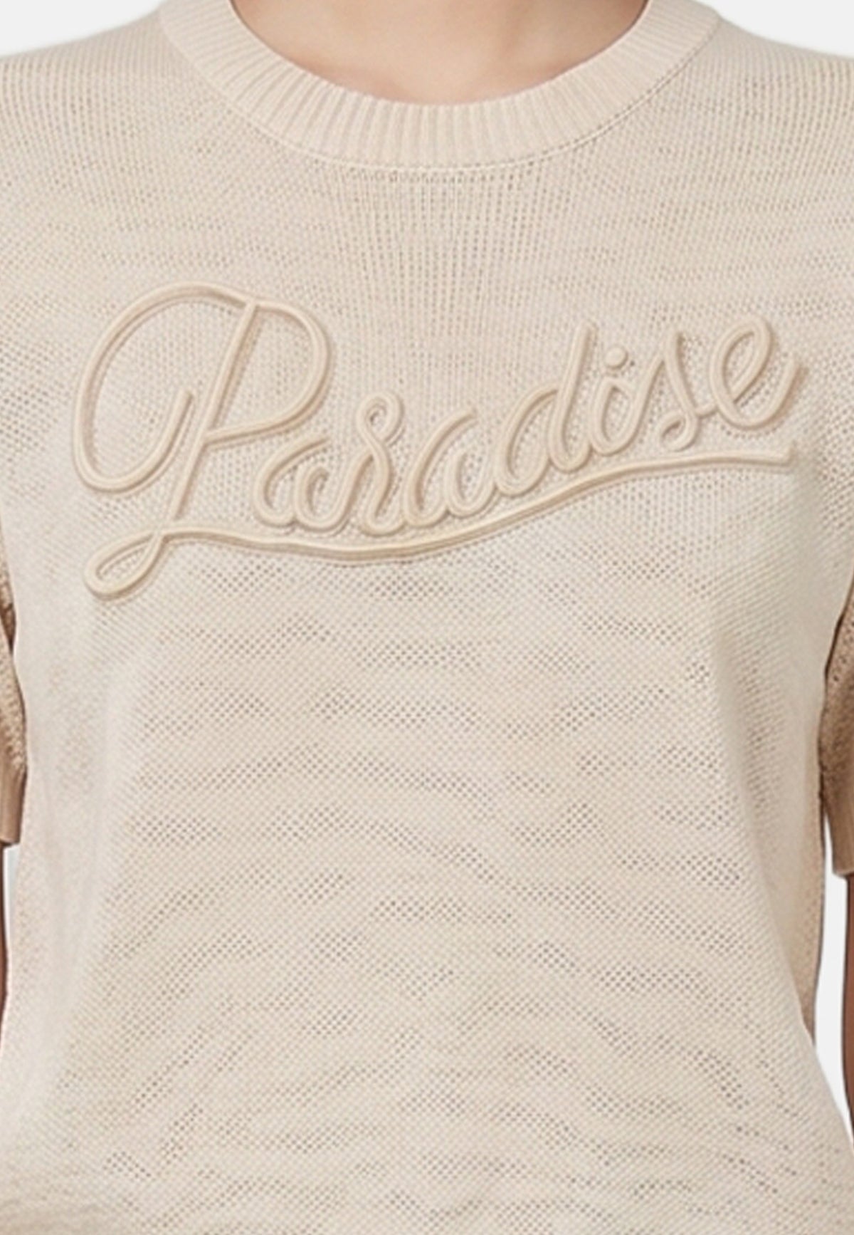 Maglieria in Poliestere Beige