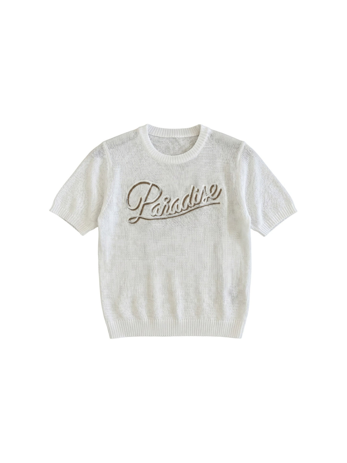 Maglieria in Poliestere Bianco