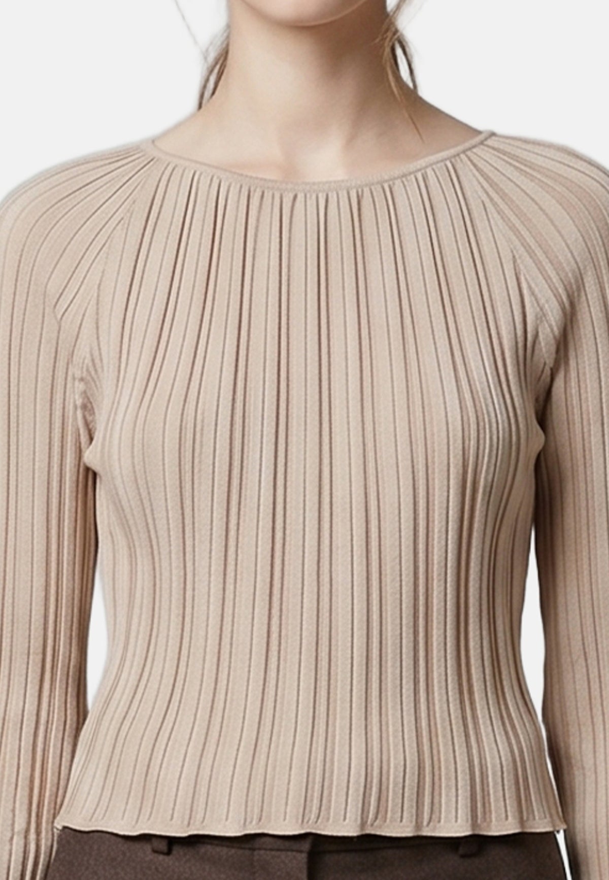 Maglieria in Lyocell Beige