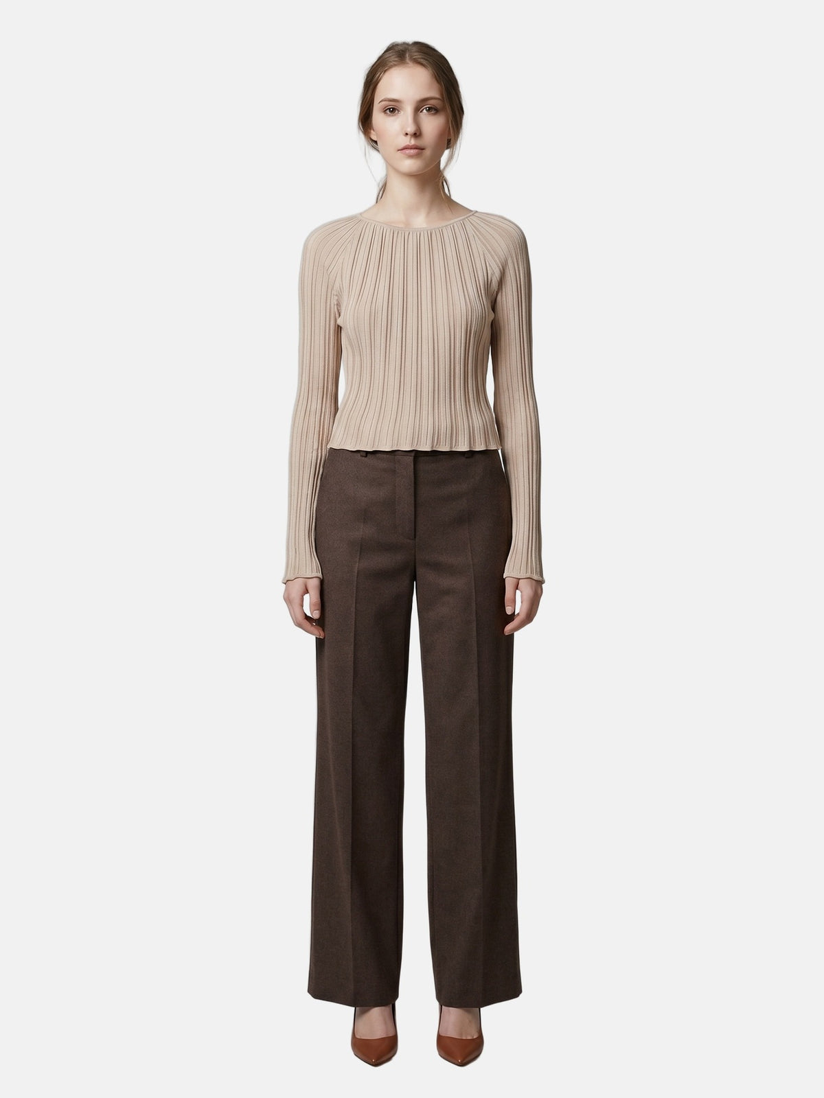 Maglieria in Lyocell Beige