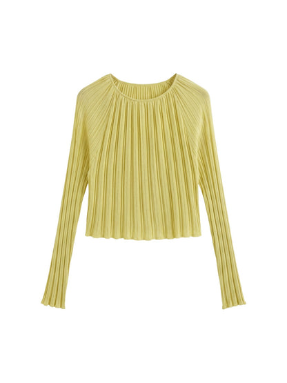 Maglieria in Lyocell Giallo
