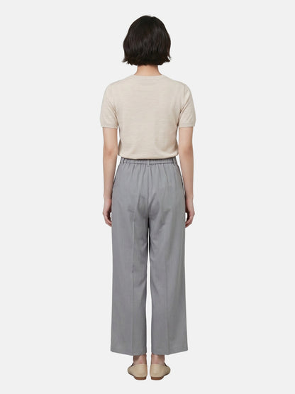 Pantaloni in Viscosa Blu Jeans