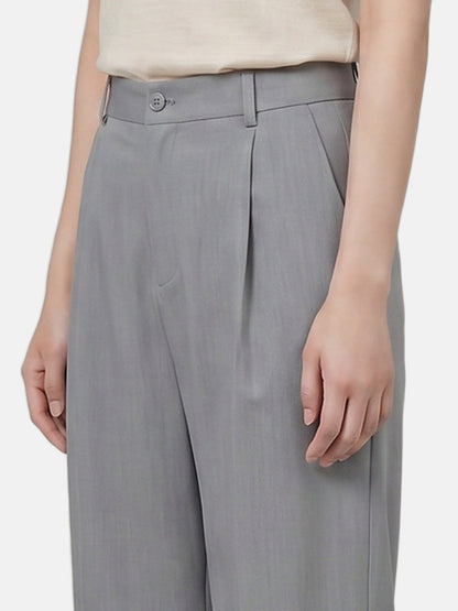 Pantaloni in Viscosa Blu Jeans