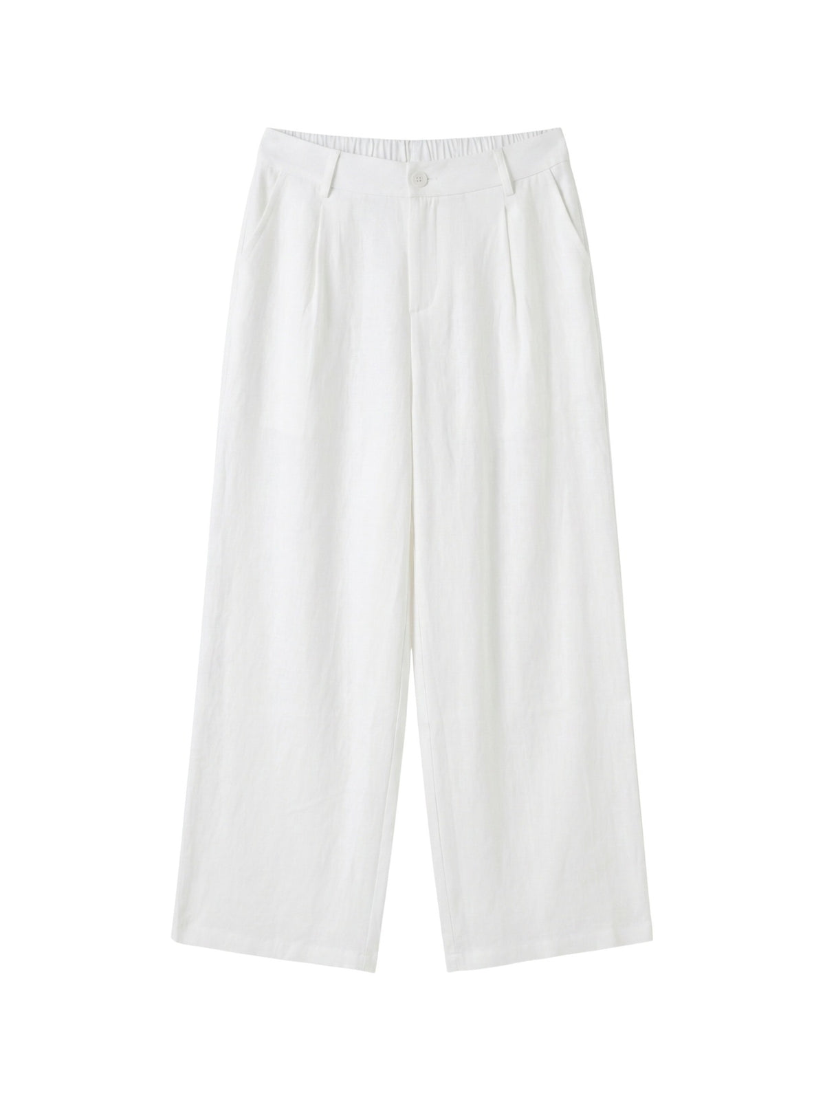 Pantaloni in Viscosa Bianco