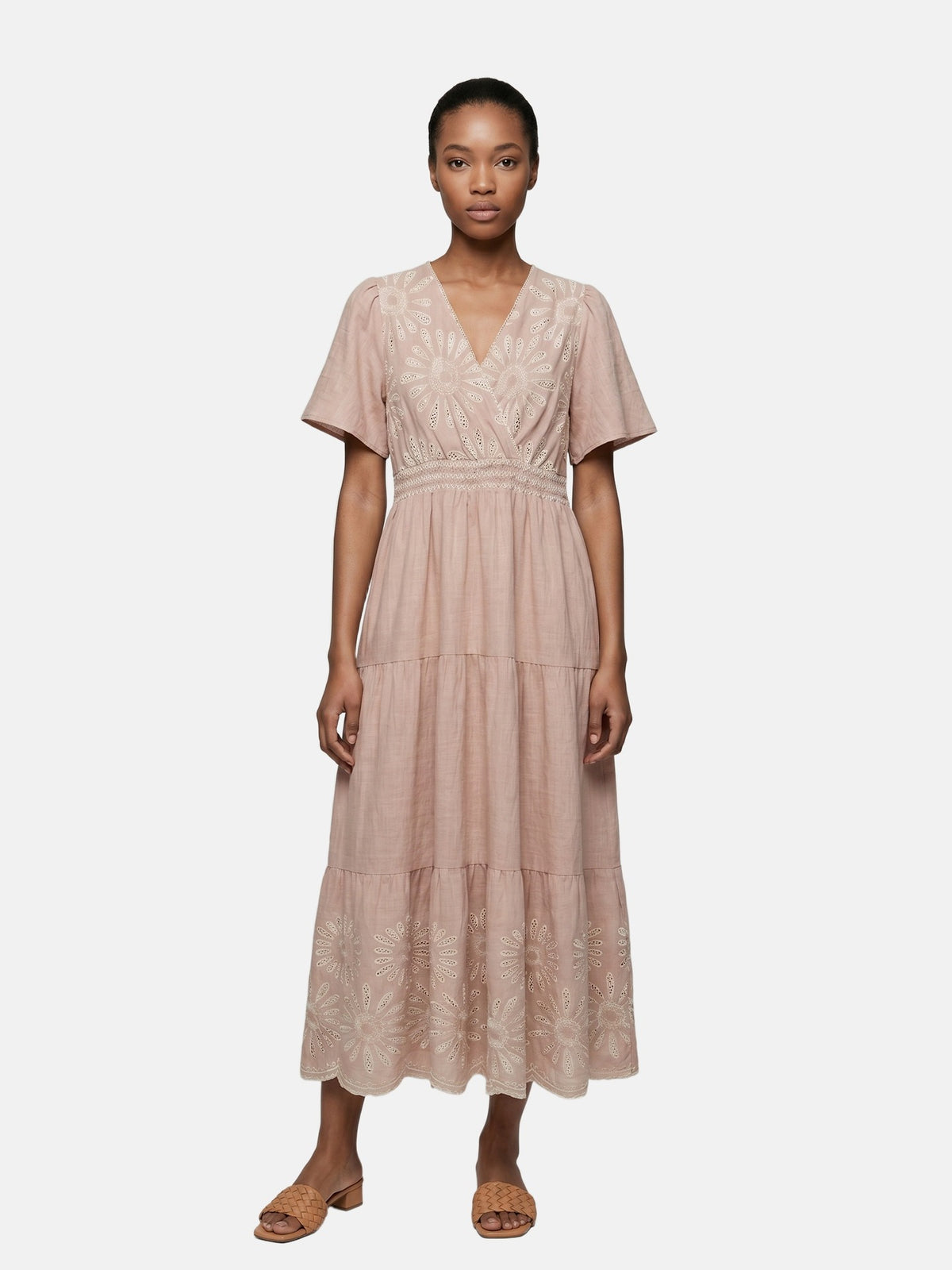 Vestito in Viscosa Rosa