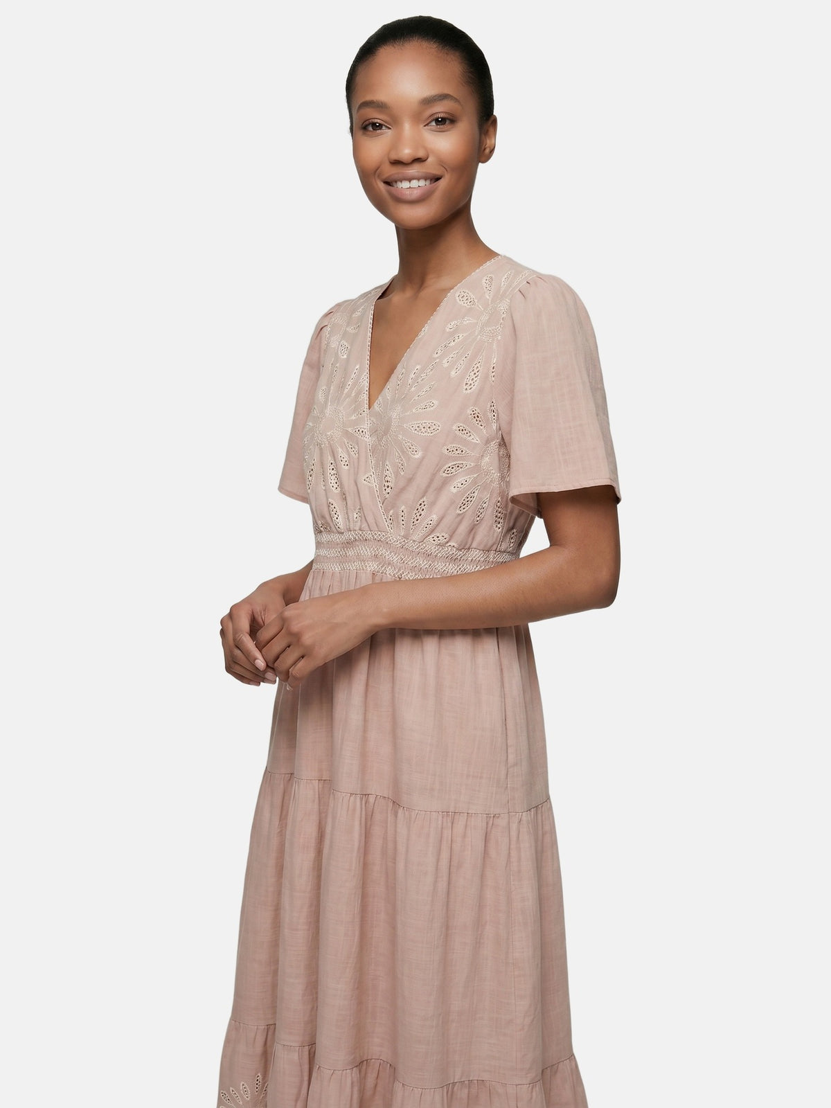 Vestito in Viscosa Rosa