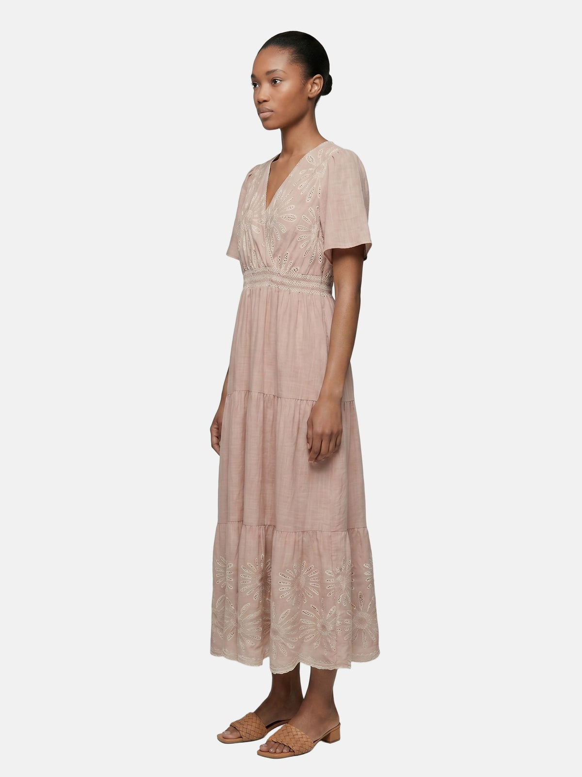 Vestito in Viscosa Rosa