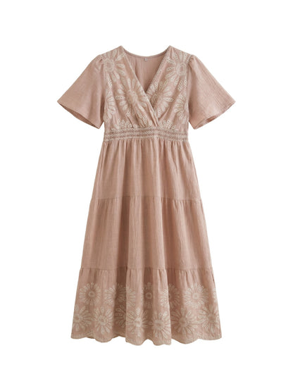 Vestito in Viscosa Rosa