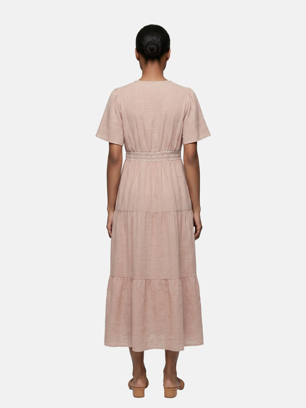 Vestito in Viscosa Rosa