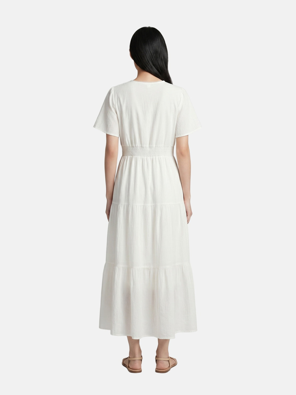 Vestito in Viscosa Bianco