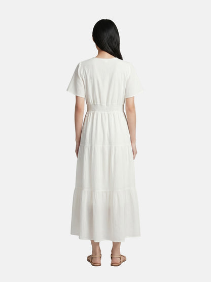 Vestito in Viscosa Bianco