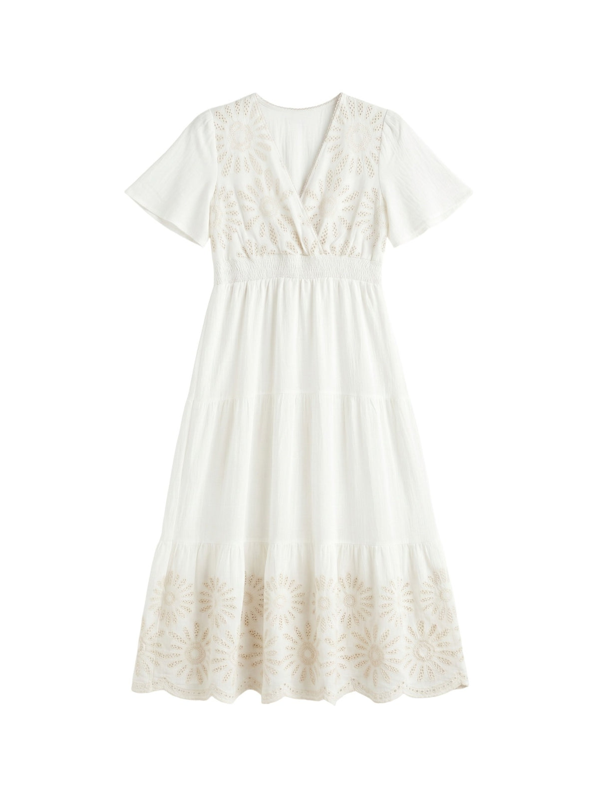 Vestito in Viscosa Bianco