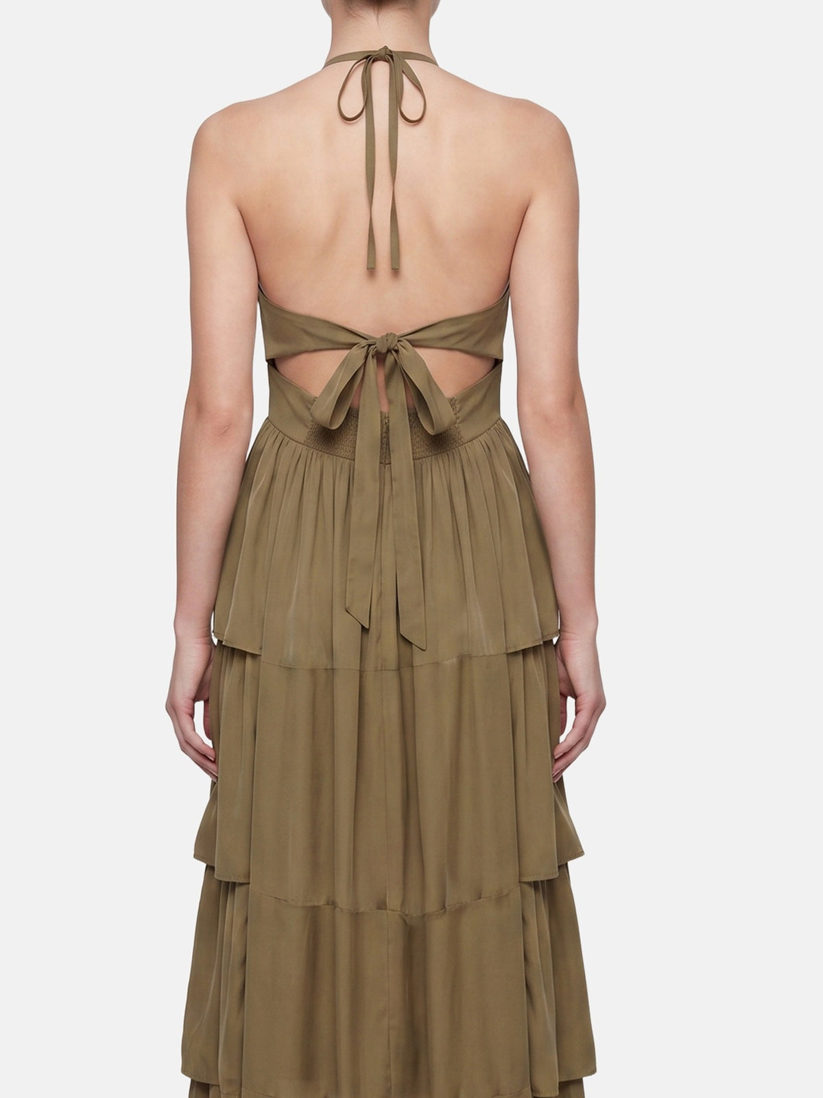 Vestito in 50% Viscosa 50% Polyester Marrone
