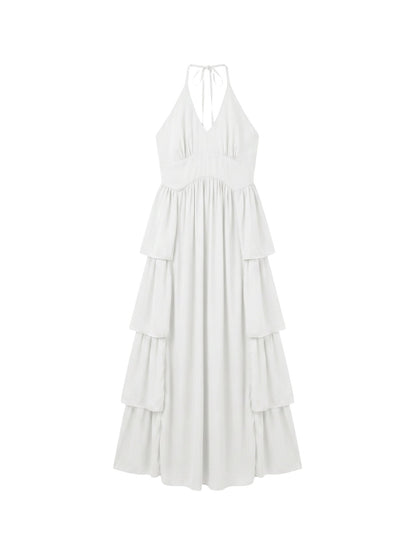 Vestito in 50% Viscosa 50% Polyester Bianco