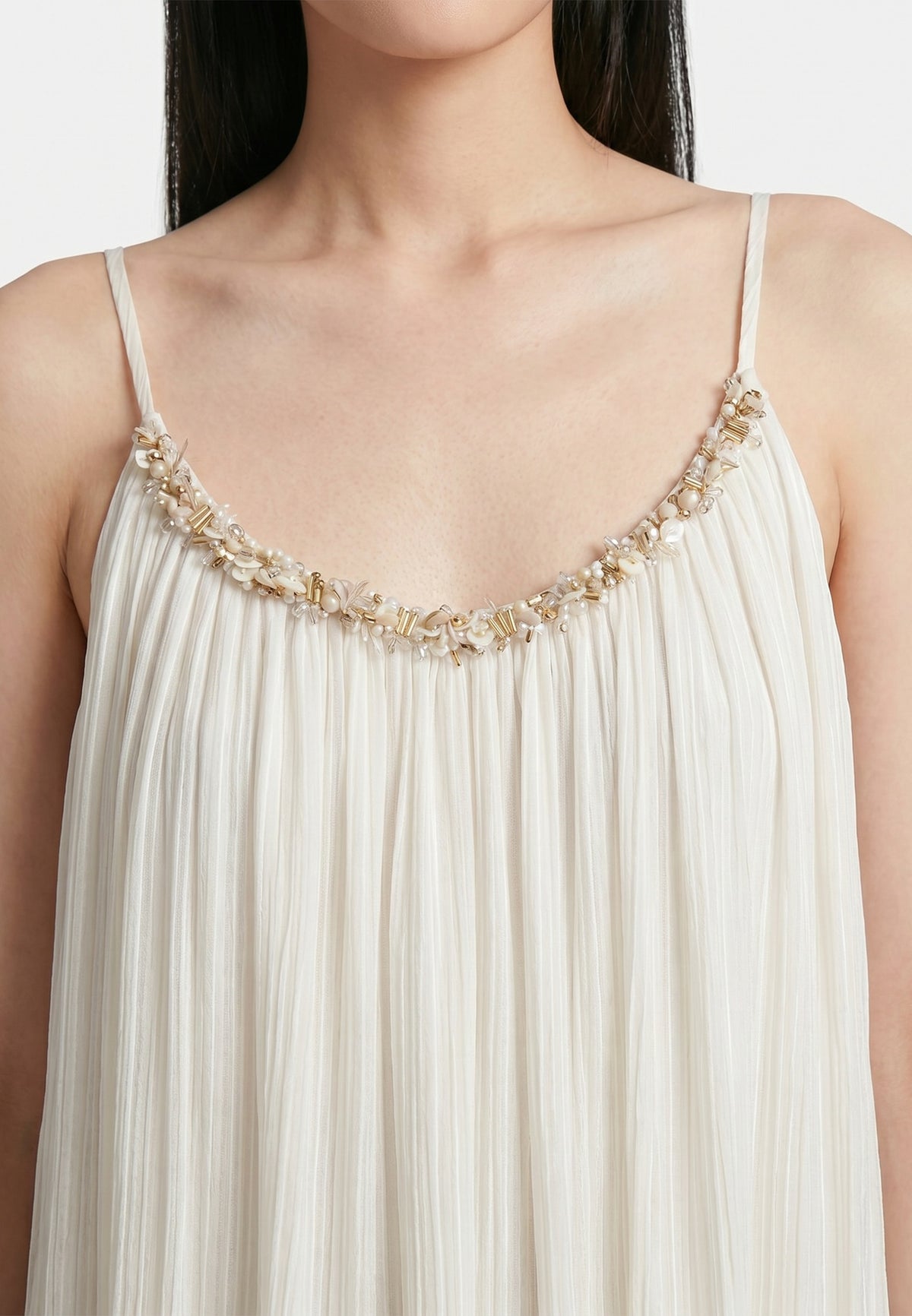 Vestito in Poliammide Beige