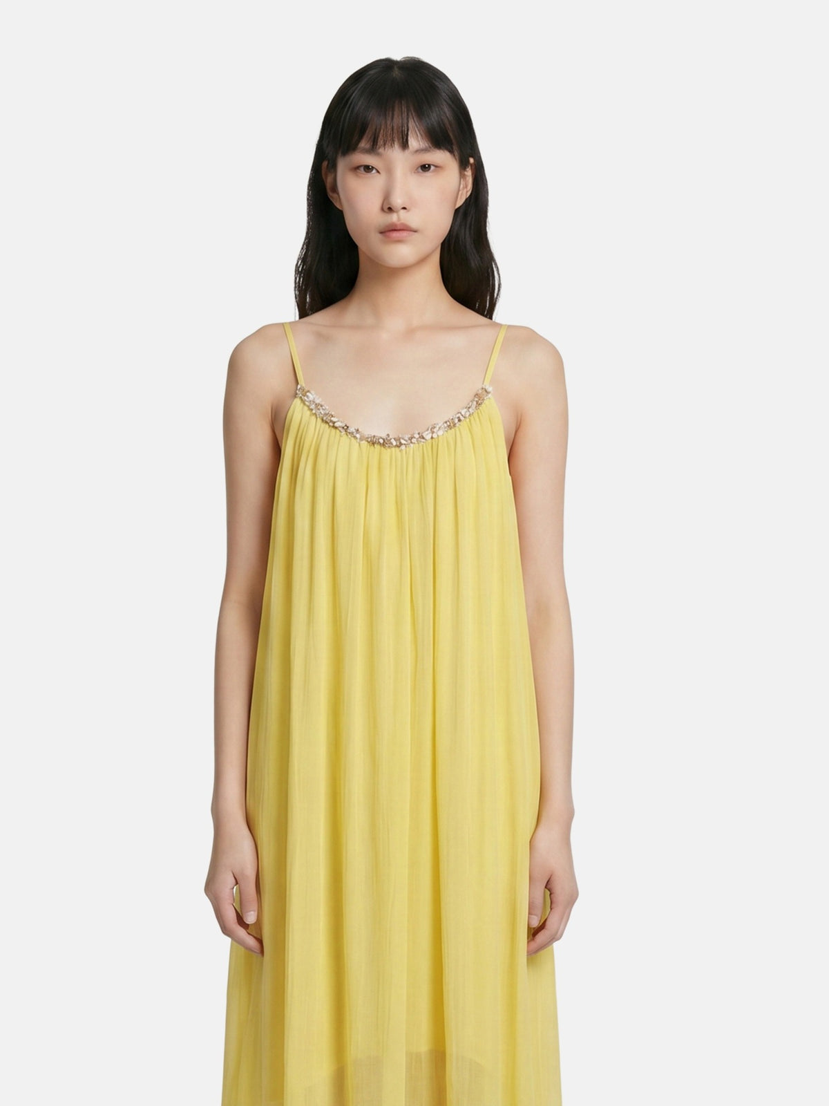 Vestito in Poliammide Giallo