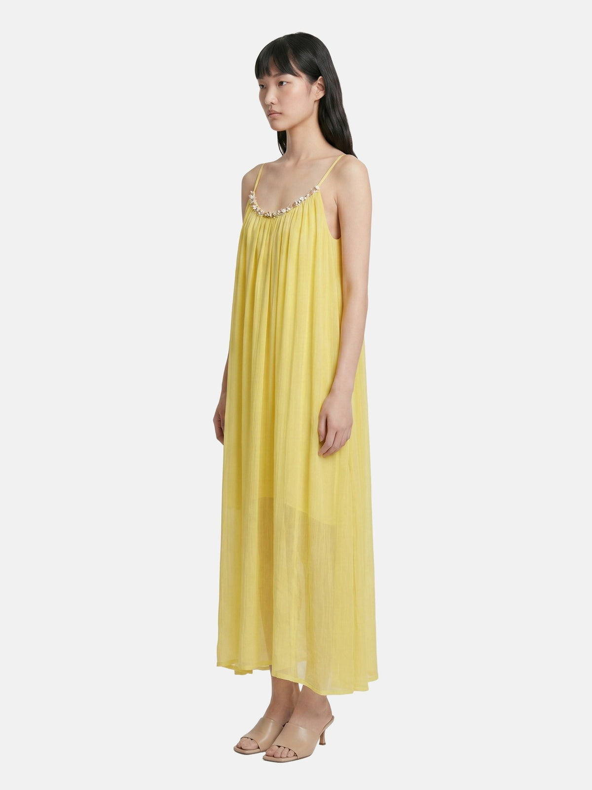 Vestito in Poliammide Giallo