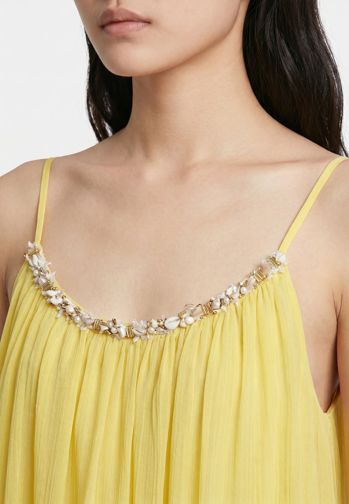 Vestito in Poliammide Giallo