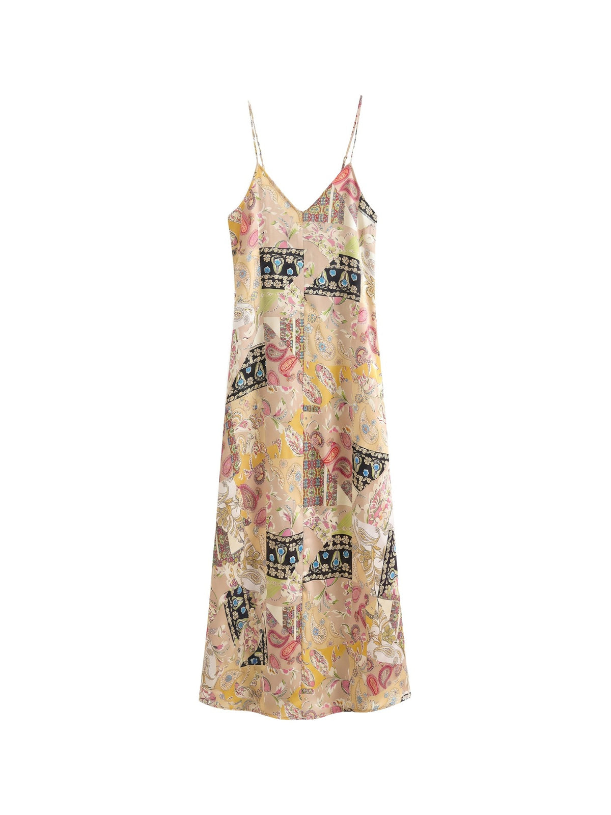 Vestito in Poliestere Giallo