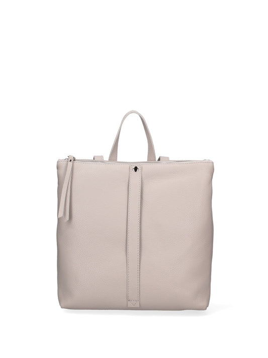 Borsa a mano convertibile in zaino da donna In Vera pelle | Roberta Rossi | RR220713723FBG-D86_GRIGIO_PERLA
