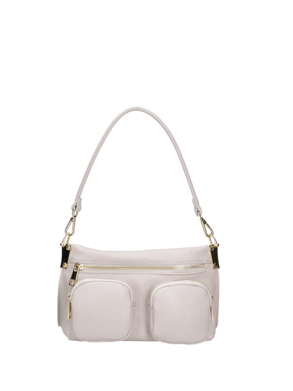 Borsa a spalla da donna In Vera pelle | Roberta Rossi | RR220714723FBG-D86_GRIGIO_PERLA