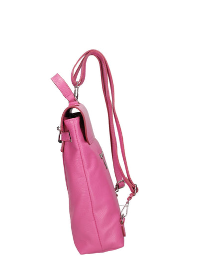 Borsa a mano convertibile in zaino da donna In Vera pelle