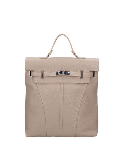 Borsa a mano convertibile in zaino da donna In Vera pelle | Roberta Rossi | RR220724823FBG-D05_CAPPUCCINO