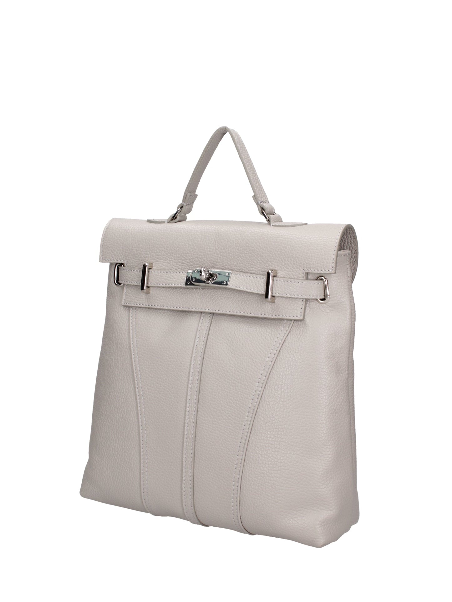 Borsa a mano convertibile in zaino da donna In Vera pelle