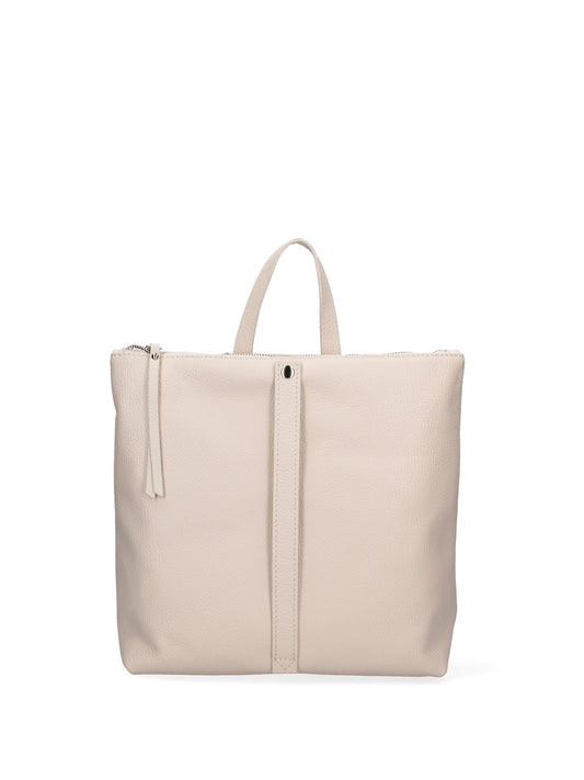 Borsa a mano convertibile in zaino da donna In Vera pelle | Roberta Rossi | RR220713723FBG-D37_LATTE