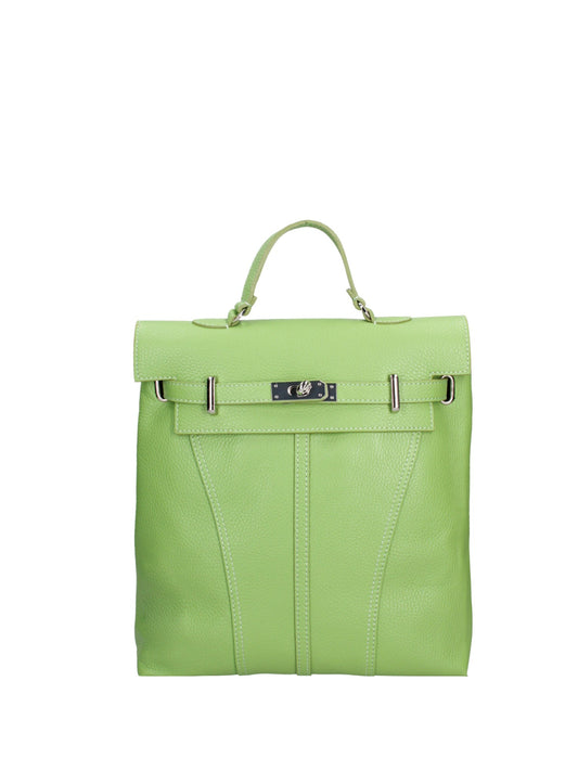 Borsa a mano convertibile in zaino da donna In Vera pelle | Roberta Rossi | RR220724823FBG-D12_VERDE