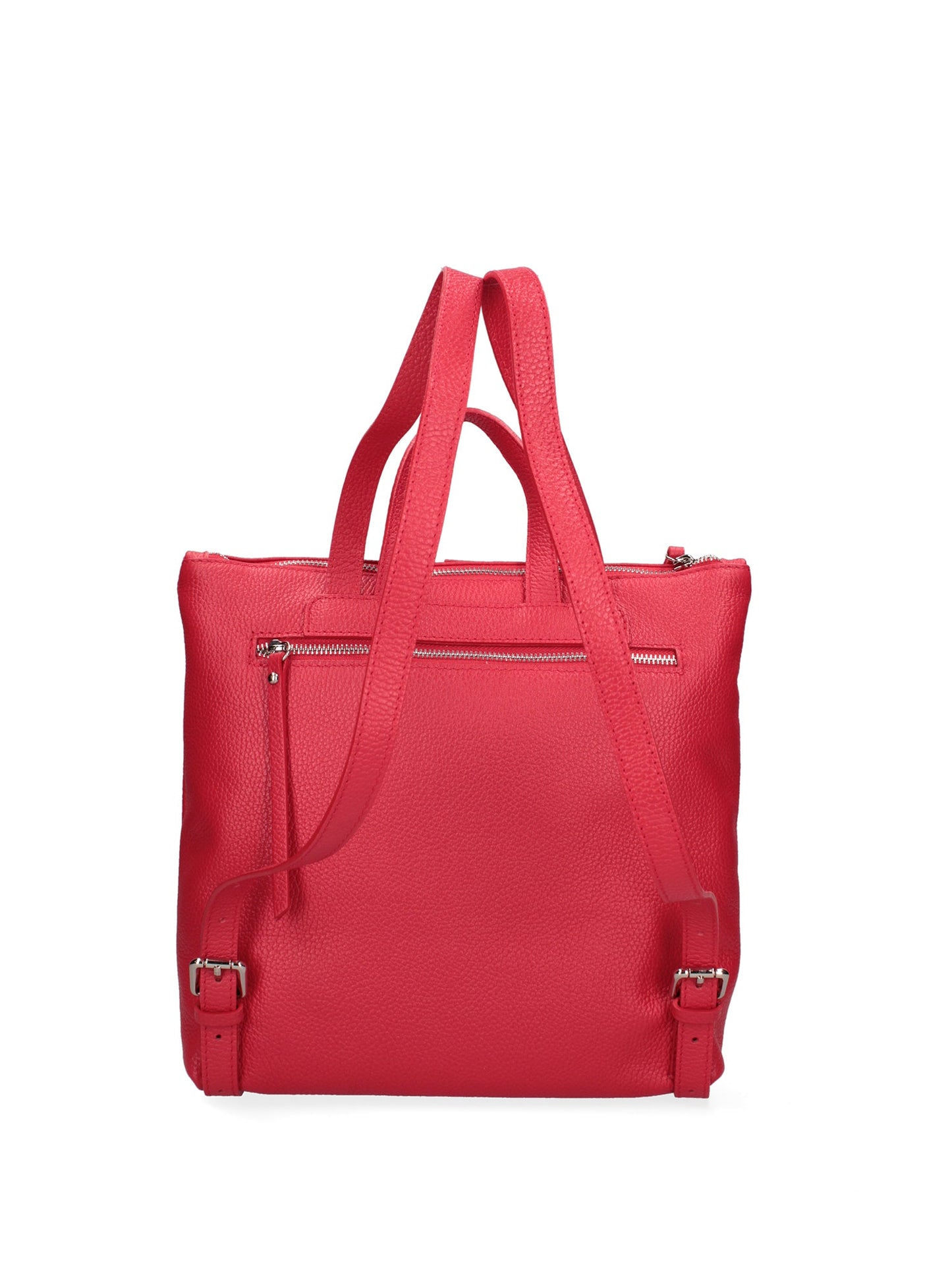 Borsa a mano convertibile in zaino da donna In Vera pelle