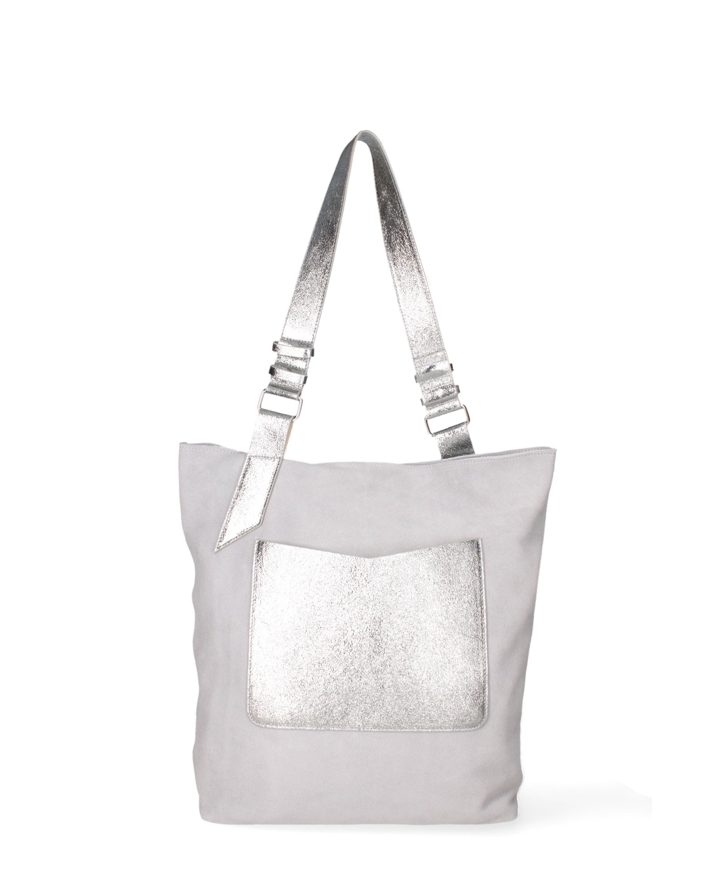 Borsa a spalla da donna In Vera pelle | Roberta Rossi | RR220731223FBG-D21_GRIGIO+L020