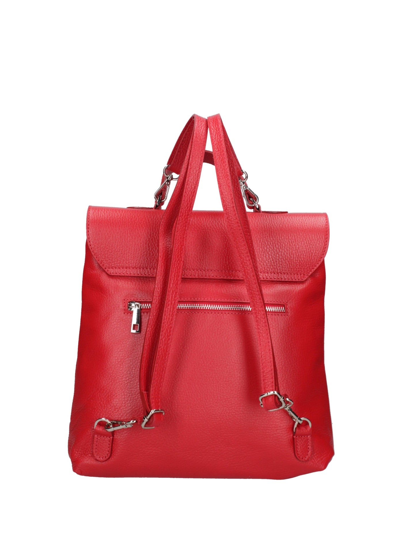Borsa a mano convertibile in zaino da donna In Vera pelle
