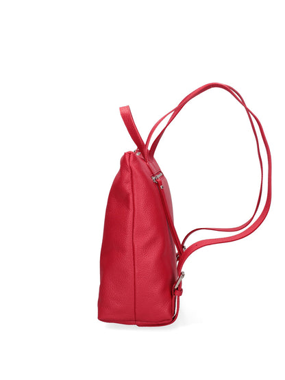 Borsa a mano convertibile in zaino da donna In Vera pelle