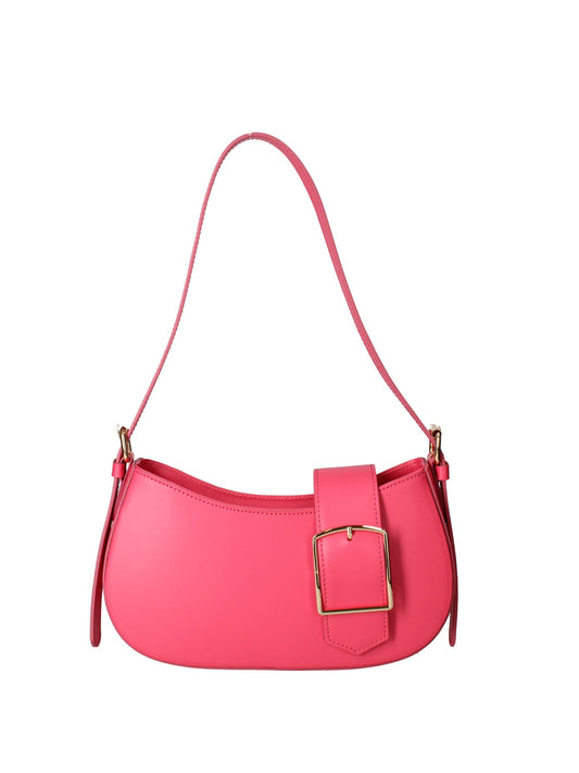 Borsa a spalla da donna In Vera pelle | Roberta Rossi | RR220721323FBG-L317_FUXIA
