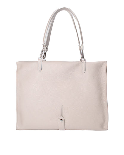 Borsa a spalla da donna In Vera pelle | Roberta Rossi | RR220713823FBG-D86_GRIGIO_PERLA