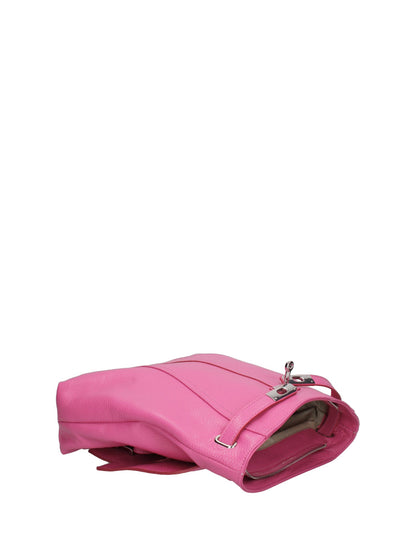Borsa a mano convertibile in zaino da donna In Vera pelle