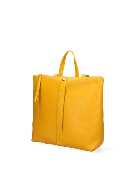 Borsa a mano convertibile in zaino da donna In Vera pelle