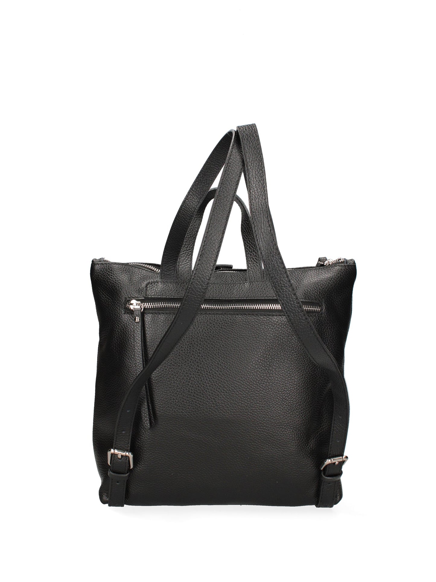 Borsa a mano convertibile in zaino da donna In Vera pelle