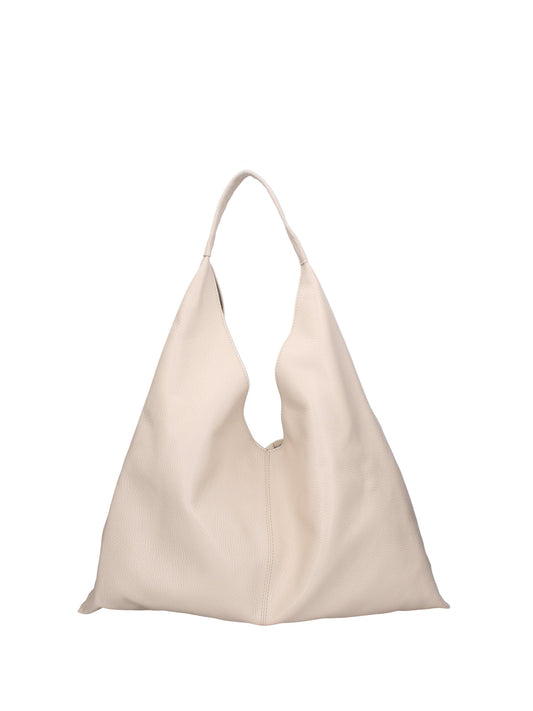 Borsa a sacca da donna In Vera pelle | Roberta Rossi | RR220720923FBG-D37_LATTE