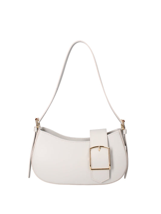 Borsa a spalla da donna In Vera pelle | Roberta Rossi | RR220721323FBG-L119_GRIGIO_CHIARO